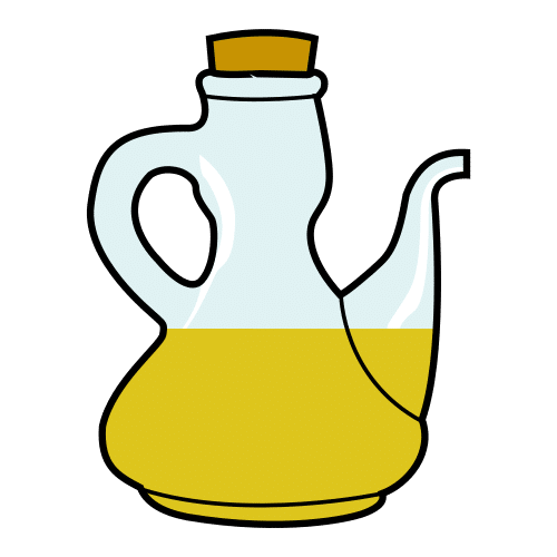 Pictograma de aceitera para niños con autismo y TEA