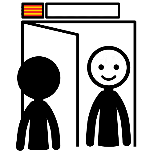 Pictograma de bienvenido para niños con autismo y TEA