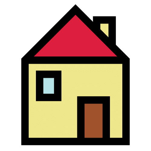 Pictograma de casa para niños con TEA