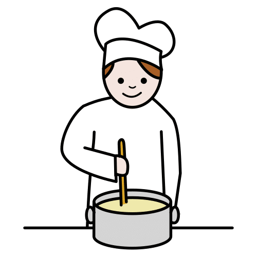 Pictograma de cocinero para niños con autismo y TEA