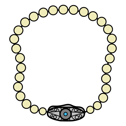 Pictograma de collar para niños con TEA