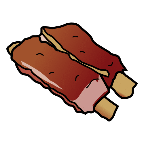 Pictograma de carne para niños con autismo y TEA
