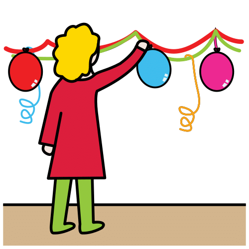 Pictograma de decorar para niños con TEA