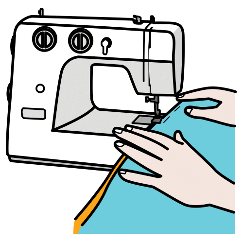 Pictograma de coser para niños con TEA