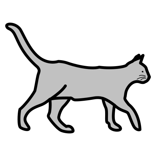 Pictograma de gato para niños con TEA
