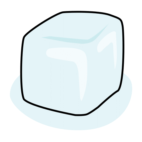 Pictograma de hielo para niños con TEA