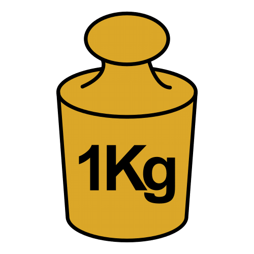 Pictograma de kilogramo para niños con autismo y TEA