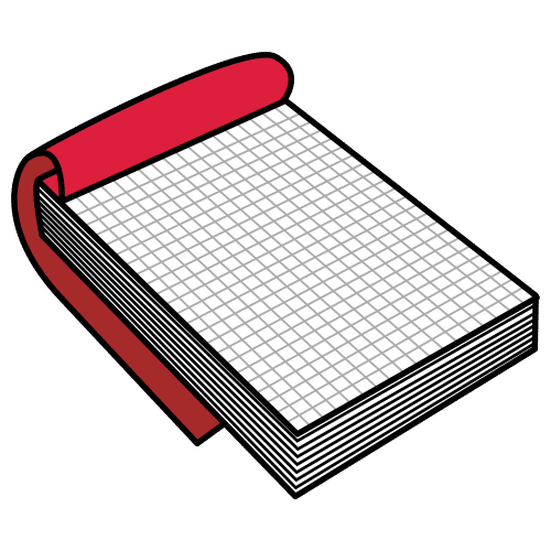 Pictograma de libreta para niños con autismo y TEA