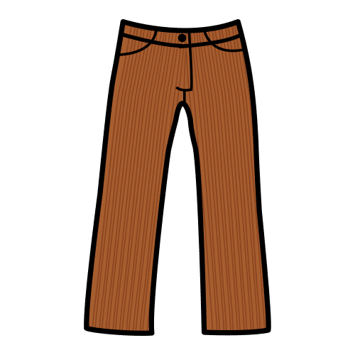 Pictograma de pantalón para niños con autismo y TEA