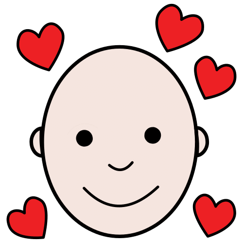 Pictograma de romántico para niños con TEA