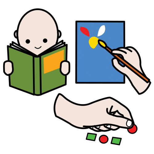 Pictograma de actividades para niños con autismo y TEA