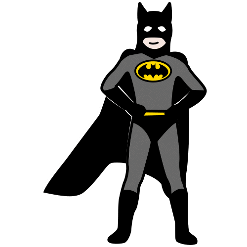 Pictograma de Batman para niños con TEA
