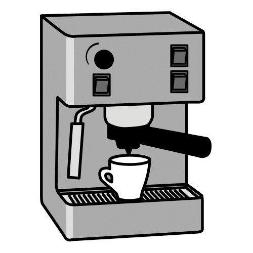 Pictograma de cafetera para niños con TEA