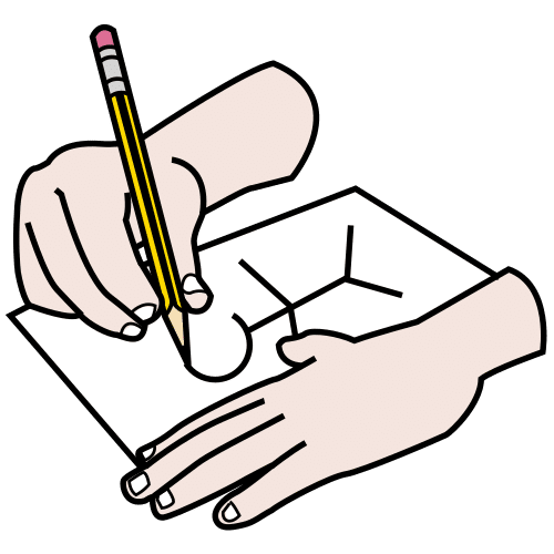 Pictograma de dibujar para niños con TEA