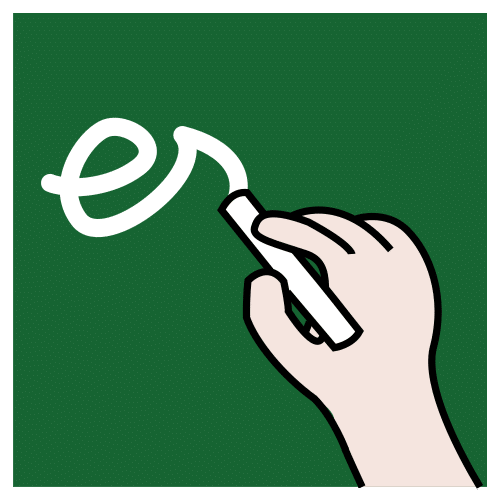 Pictograma de escribir para niños con autismo y TEA