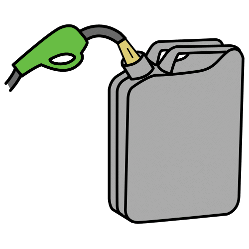 Pictograma de gasolina para niños con autismo y TEA