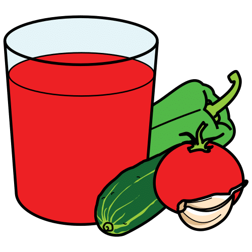 Pictograma de gazpacho para niños con TEA
