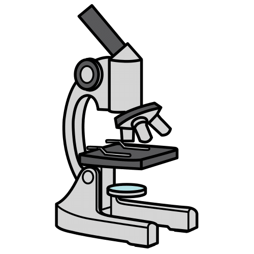 Pictograma de microscopio para niños con TEA