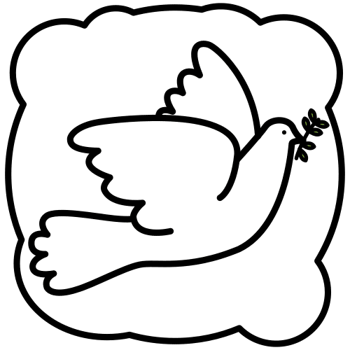 Pictograma de paz para niños con TEA