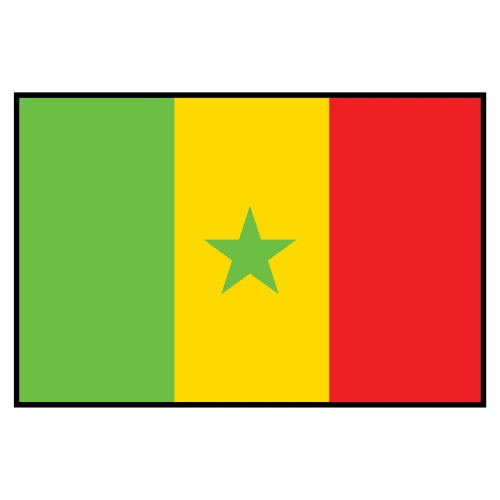 Pictograma de Senegal para niños con autismo y TEA