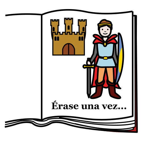 Pictograma de Érase una vez para niños con autismo y TEA
