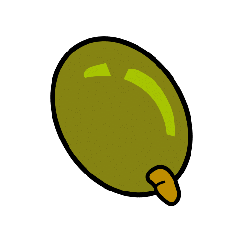 Pictograma de aceituna para niños con autismo y TEA