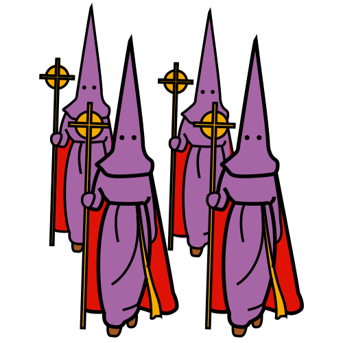 Pictograma de procesión para niños con TEA