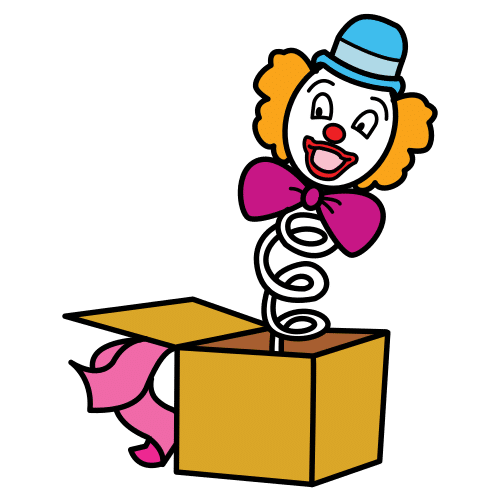 Pictograma de caja de sorpresas para niños con autismo y TEA