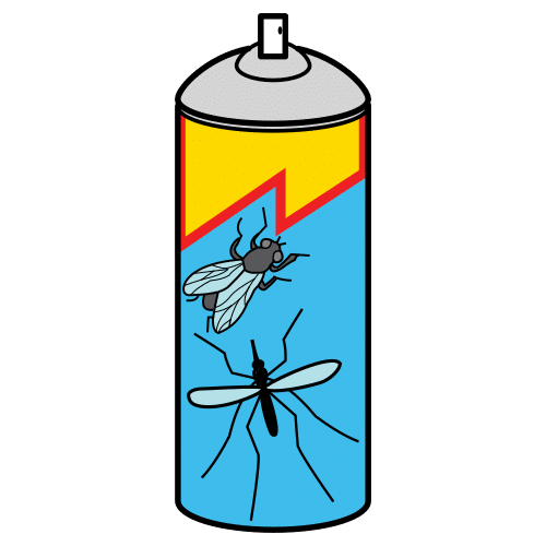 Pictograma de insecticida para niños con autismo y TEA