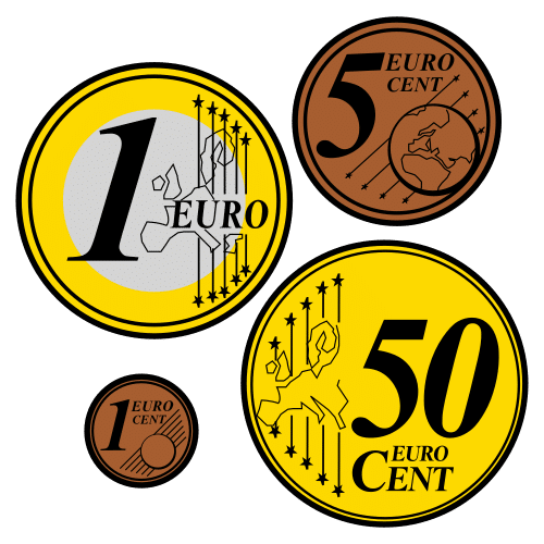 Pictograma de moneda para niños con TEA
