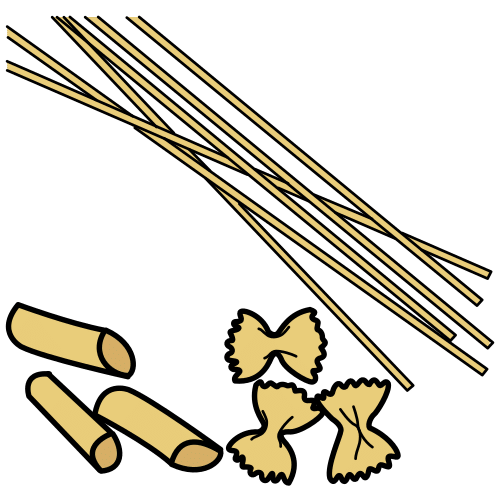 Pictograma de pasta para niños con TEA