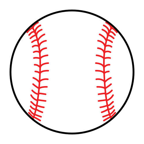 Pictograma de pelota de béisbol para niños con autismo y TEA