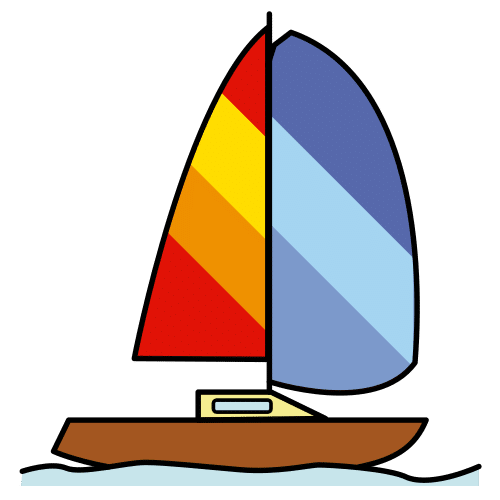 Pictograma de barco para niños con TEA