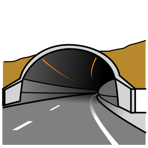 Pictograma de túnel para niños con TEA
