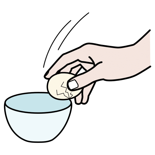 Pictograma de cascar para niños con TEA