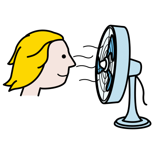 Pictograma de ventilar para niños con TEA