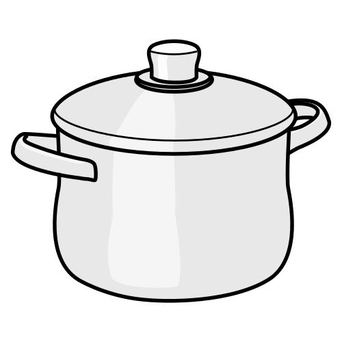 Pictograma de olla para niños con autismo y TEA