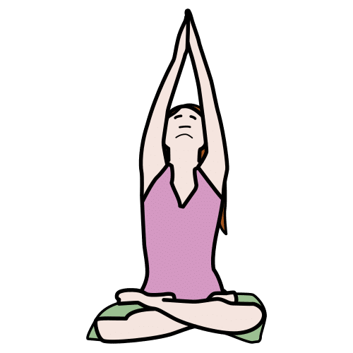 Pictograma de yoga para niños con TEA