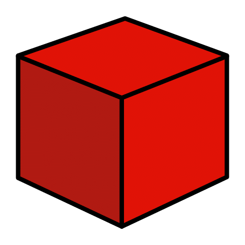 Pictograma de cubo para niños con autismo y TEA