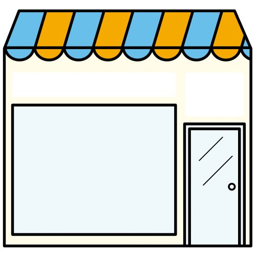 Pictograma de tienda para niños con TEA