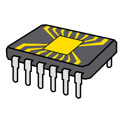 Pictograma de microchip para niños con autismo y TEA