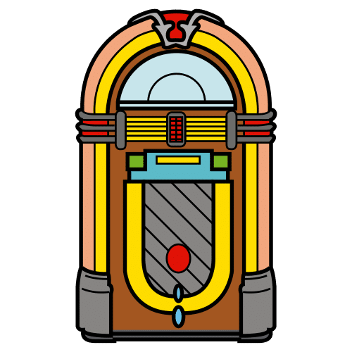 Pictograma de jukebox para niños con TEA