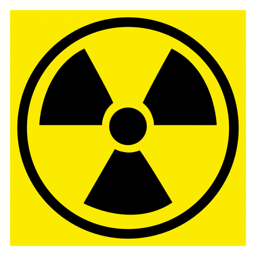 Pictograma de energía nuclear para niños con TEA