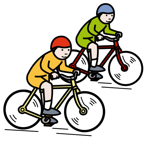Pictograma de ciclismo para niños con TEA